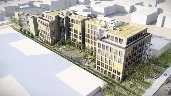 Vogelperspektive The Hub Walldorf Vogelperspektive The Hub Walldorf